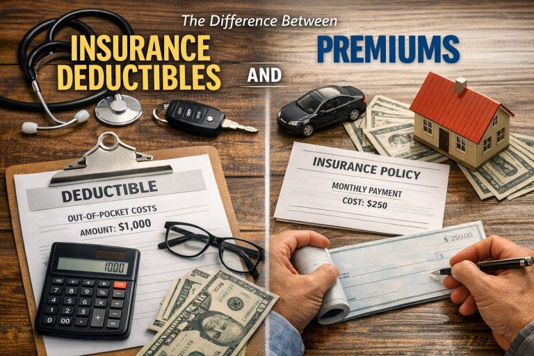 The Difference Between Insurance Deductibles and Premiums