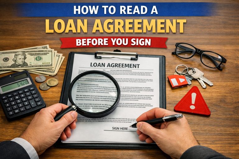 How to Read a Loan Agreement Before You Sign